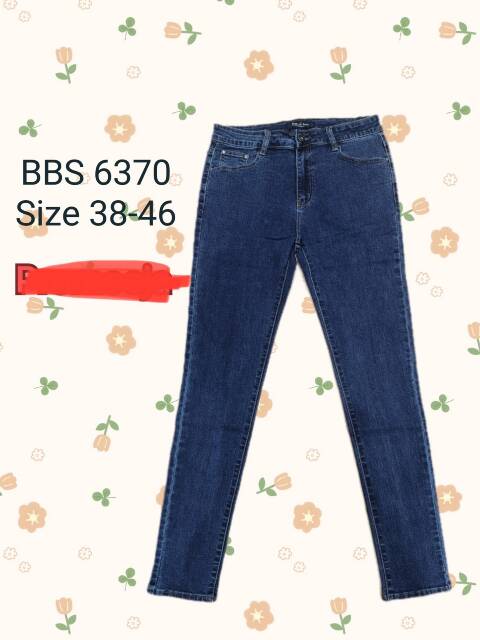 Jeansy damskie 6370 1 kolor 38-46