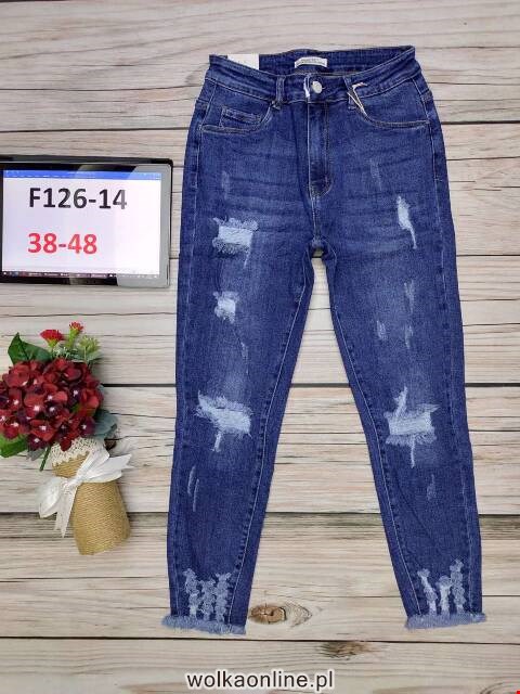 Jeansy damskie F126-14 1 kolor 38-48