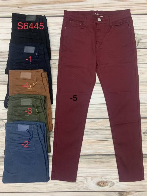 Jeansy damskie S6445  1 kolor 34-42
