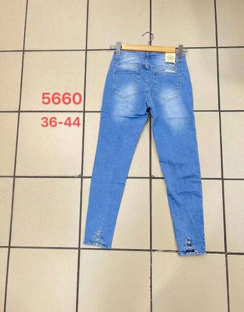 Jeansy damskie 5660 1 kolor 36-44