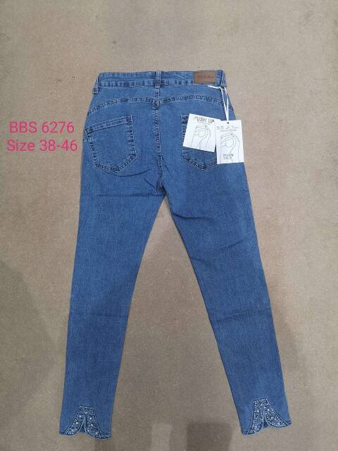 Jeansy damskie 6276 1 kolor 38-46