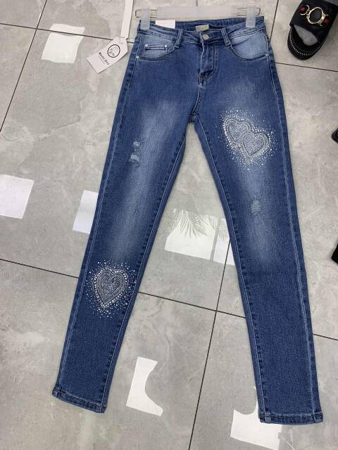 Jeansy damskie 7956 1 kolor 26-32