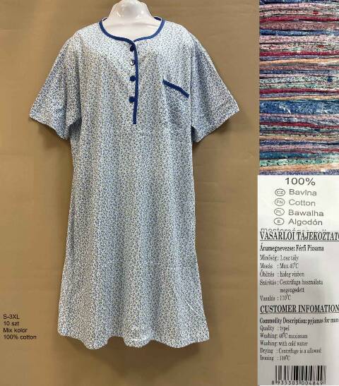 Koszula nocna damskie 8014 Mix kolor S-3XL