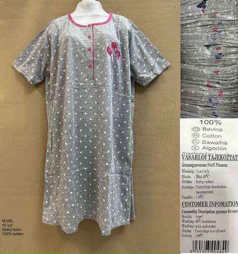 Koszula nocna damskie 8015 Mix kolor M-3XL