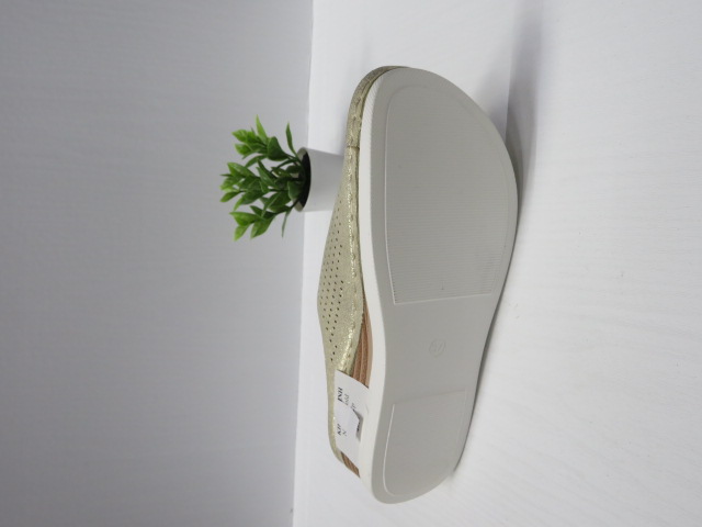 Klapki Damskie N22-881 GOLD 36-41 2