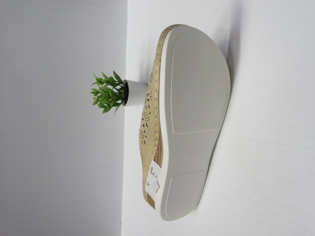 Klapki Damskie N22-885 BEIGE 36-41 2