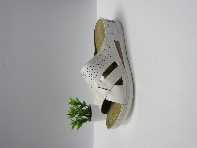 Klapki Damskie N22-882 WHITE 36-41