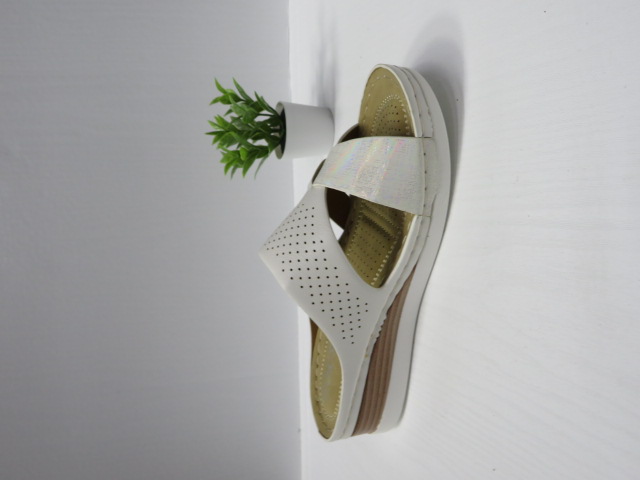 Klapki Damskie N22-882 WHITE 36-41 1