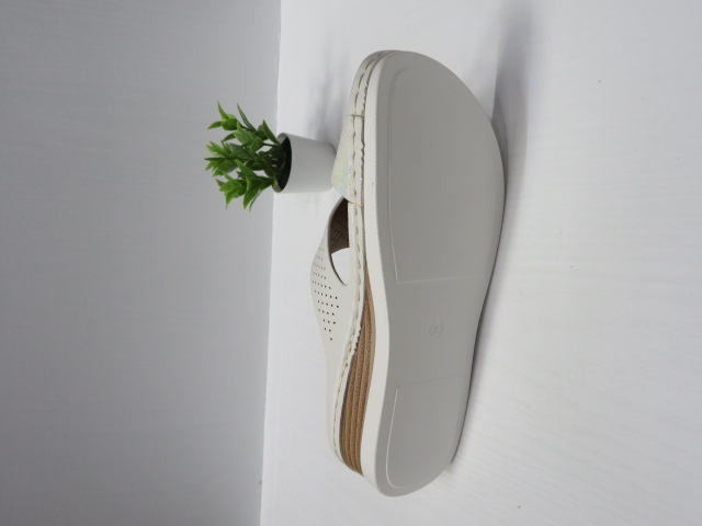 Klapki Damskie N22-882 WHITE 36-41 2