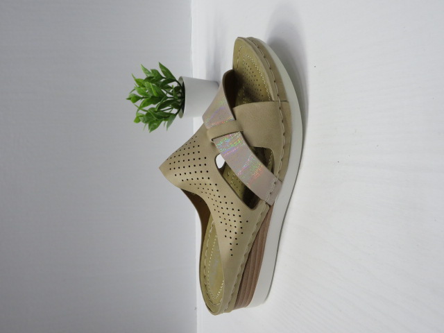 Klapki Damskie N22-882 BEIGE 36-41