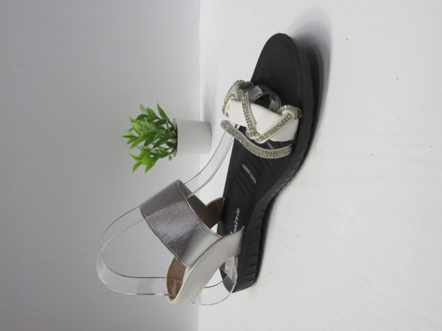 Sandały damskie C201 WHITE 36-41 2