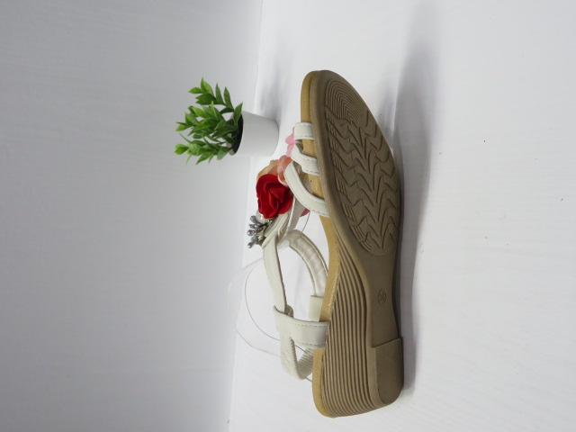 Sandały damskie F02-2 WHITE 36-41 1