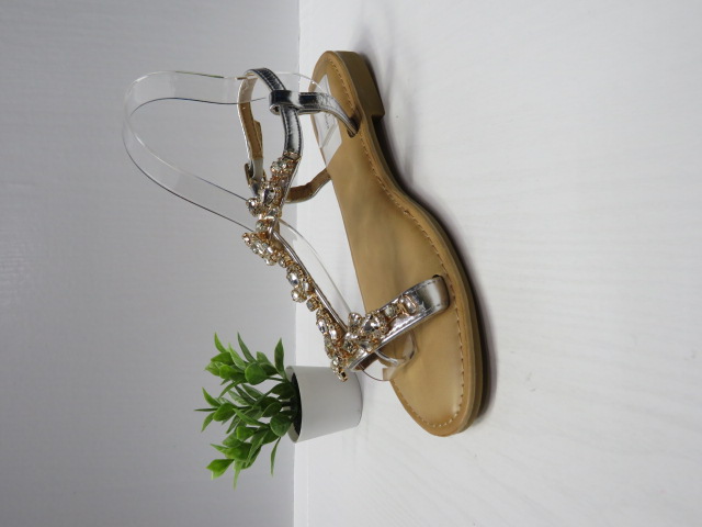 Sandały damskie TZ140 SILVER 36-41 1