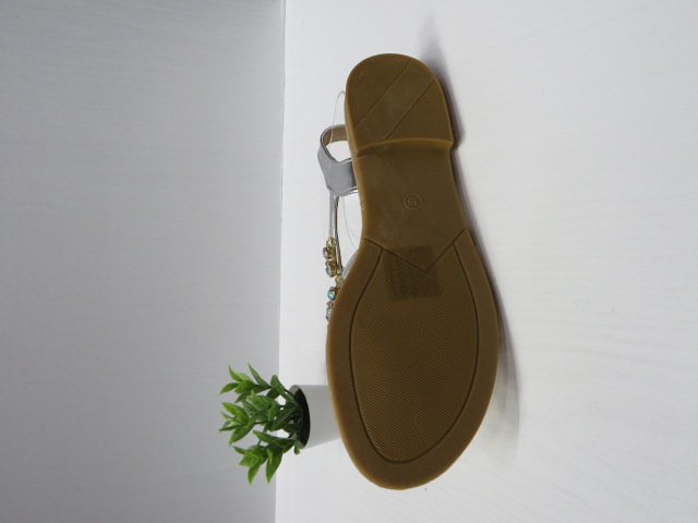 Sandały damskie TZ142 SILVER 36-41 2