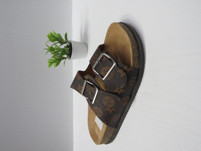 Klapki Damskie CB2127 BROWN 36-41