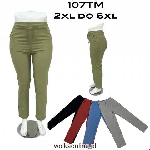Spodnie damskie 107TM Mix kolor 2XL-6XL