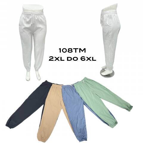 Spodnie damskie 108TM Mix kolor 2XL-6XL