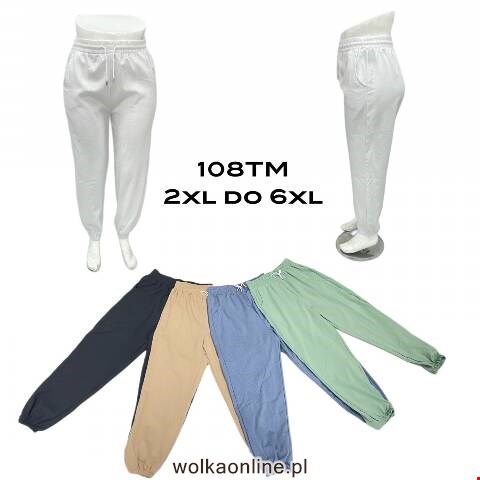 Spodnie damskie 108TM Mix kolor 2XL-6XL