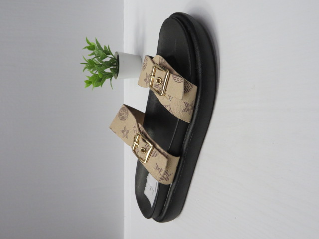 Klapki Damskie CB2116 BEIGE 36-41