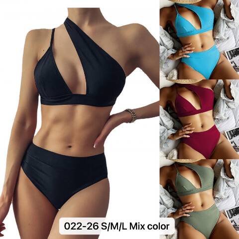 Strój kąpielowy dwuczęściowy damskie 022-26 Mix kolor S-L 1