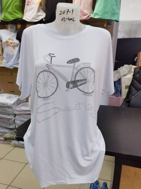 Bluzka damskie 8535 Mix kolor 2XL-5XL