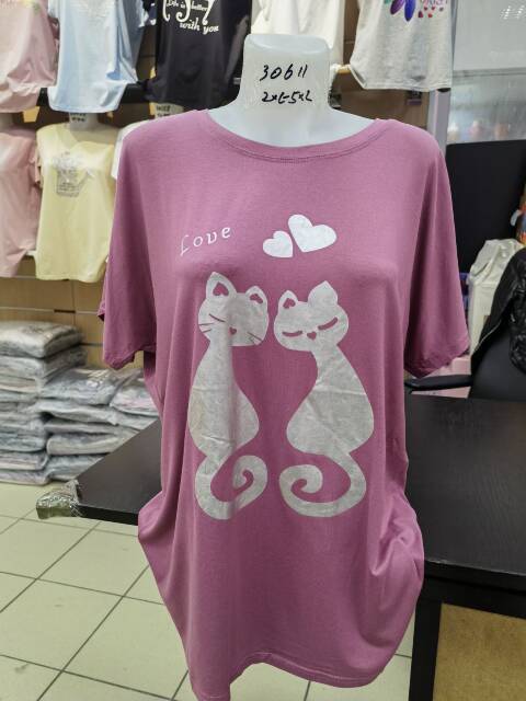 Bluzka damskie 8542 Mix kolor 2XL-5XL 1