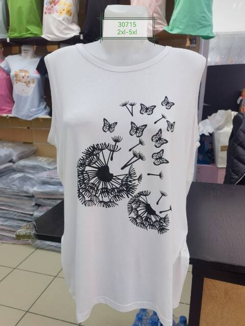 Bluzka damskie 8573 Mix kolor 2XL-5XL 1