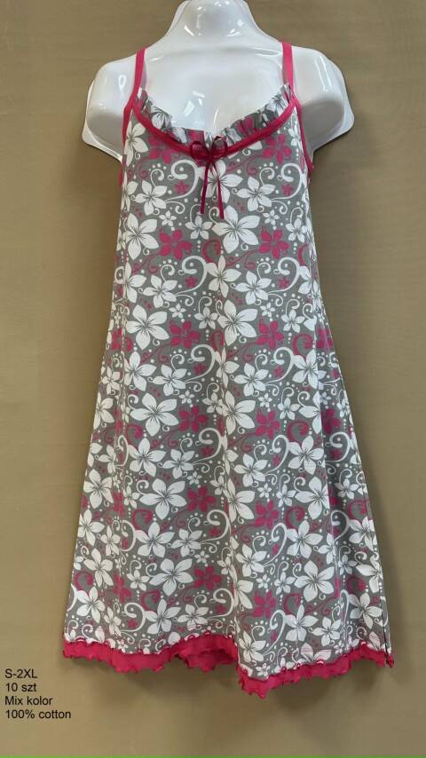 Koszula nocna damskie 9548 Mix kolor S-2XL