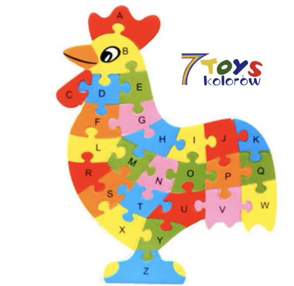 KLOCKI DREWNIANE 779778 MIX KOLOR 