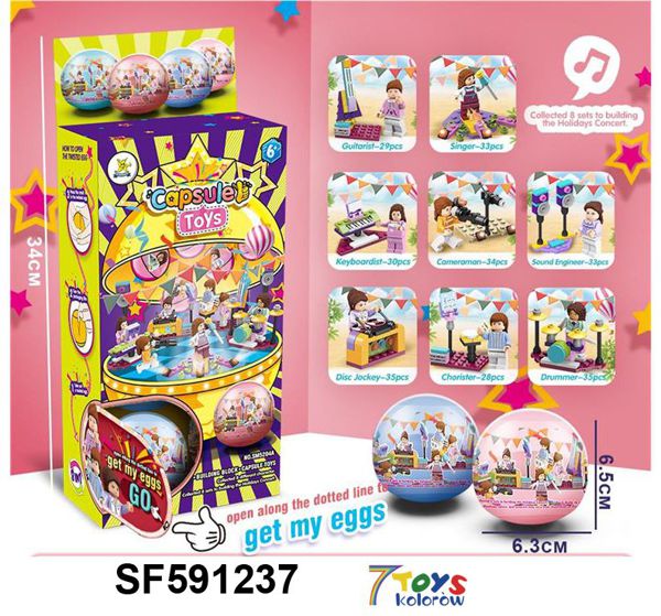 KLOCKI SF591237 MIX KOLOR