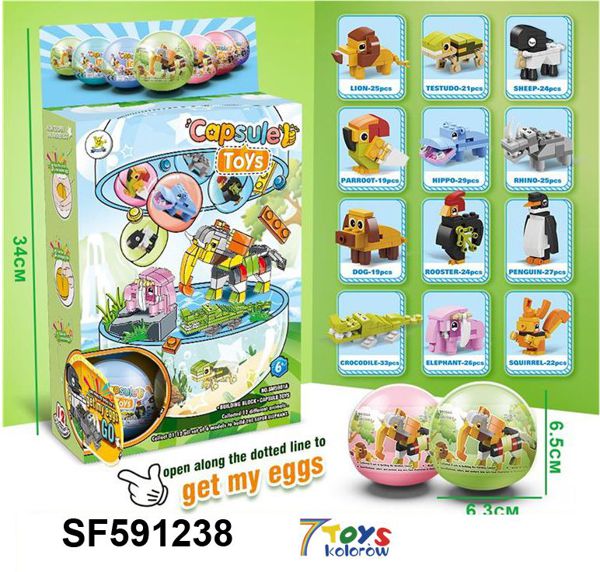 KLOCKI SF591238 MIX KOLOR