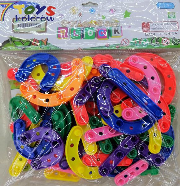KLOCKI DO ZABAWY 779417 MIX KOLOR