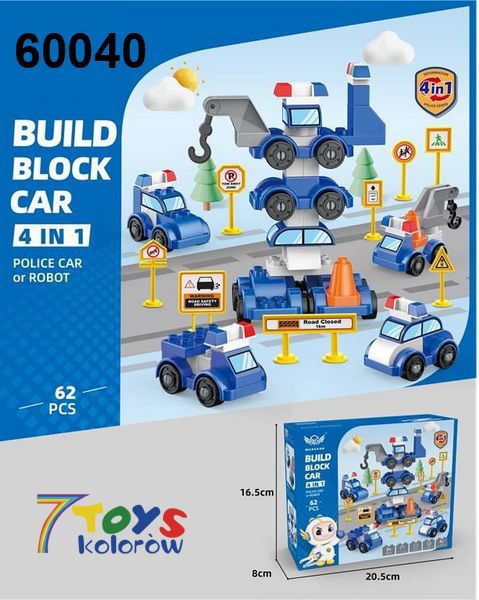 KLOCKI DO ZABAWY 60040 MIX KOLOR 1