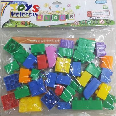 KLOCKI DO ZABAWY 779408 MIX KOLOR