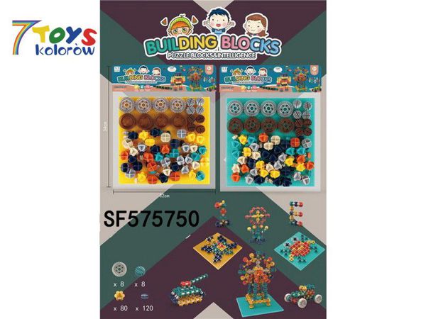 KLOCKI DO ZABAWY SF575750 MIX KOLOR 