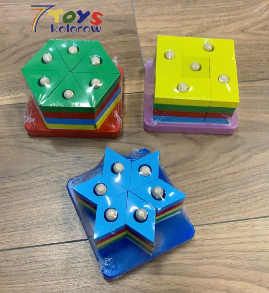 ZESTAW UKLADANEK 779704 MIX KOLOR 12X11X6