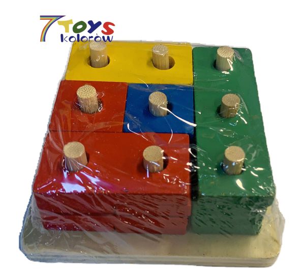 ZESTAW UKLADANEK 779698 MIX KOLOR 11X11X5