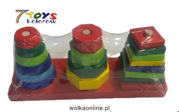 ZESTAW UKLADANEK 779712 MIX KOLOR 17X7X5