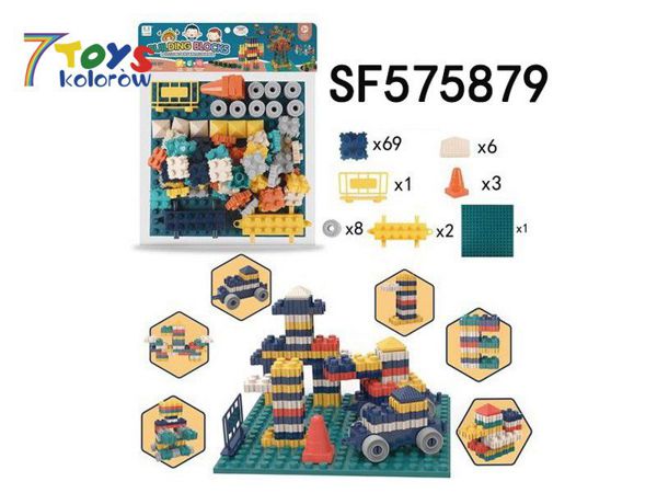 KLOCKI DO ZABAWY SF575879 MIX KOLOR 