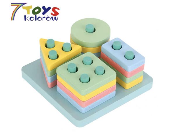 ZESTAW UKLADANEK 779701 MIX KOLOR 13X13X5 1