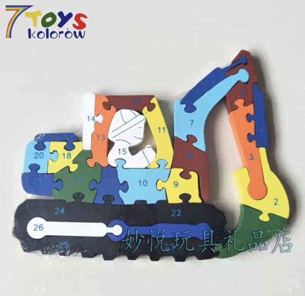 KLOCKI DREWNIANE 779768 MIX KOLOR  1