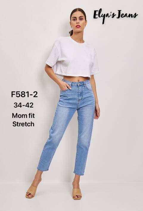 Jeansy damskie F581-2 1 kolor 34-42 1