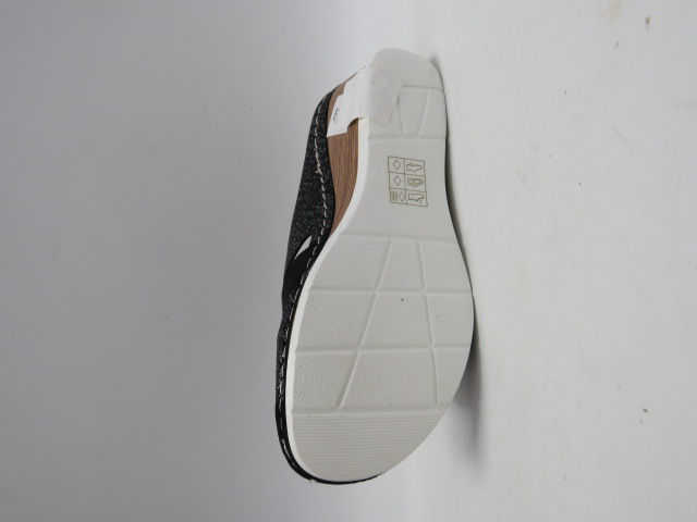 Klapki Damskie O-27 BLACK 36-41 2