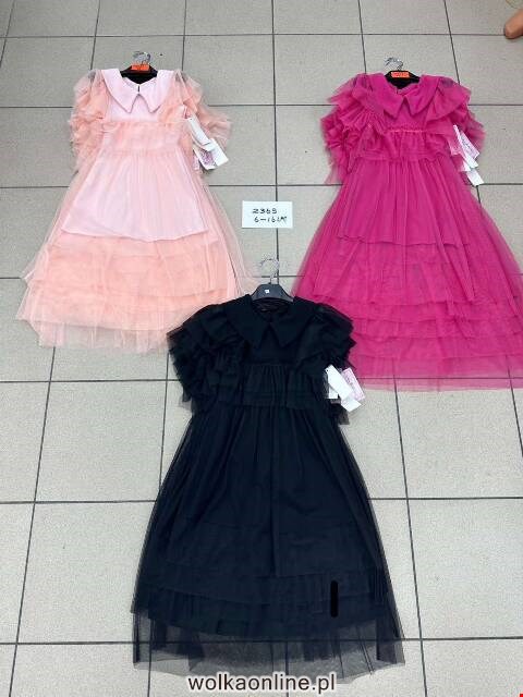 Sukienki dziewczęce 1182 1 kolor 6-16