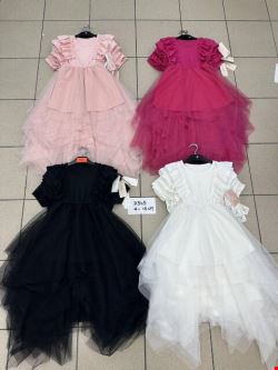 Sukienki dziewczęce 1183 1 kolor 4-14
