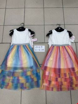 Sukienki dziewczęce 1184 1 kolor 4-14