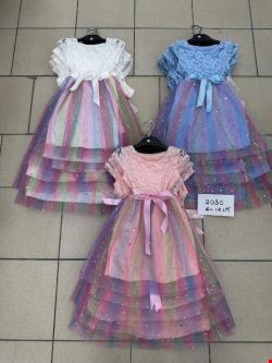 Sukienki dziewczęce 1191 1 kolor 4-14