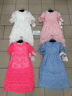 Sukienki dziewczęce 1197 1 kolor 4-14