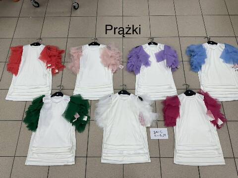 Bluzki dziewczęce 1198 1 kolor 6-16 1