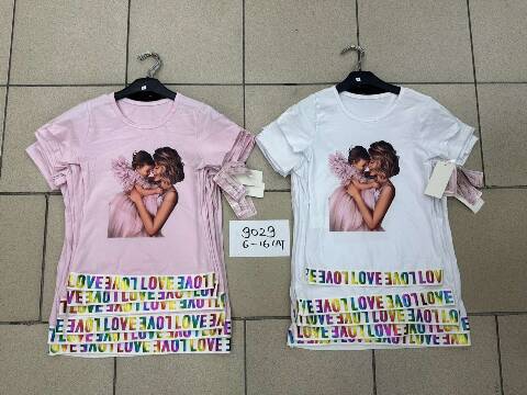 Bluzki dziewczęce 1201 1 kolor 6-16 1